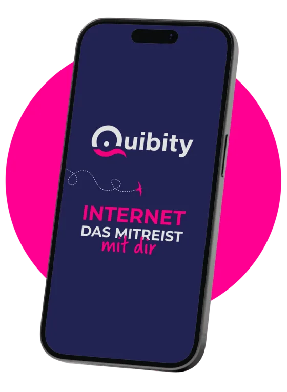 Quibity-App auf einem Smartphone