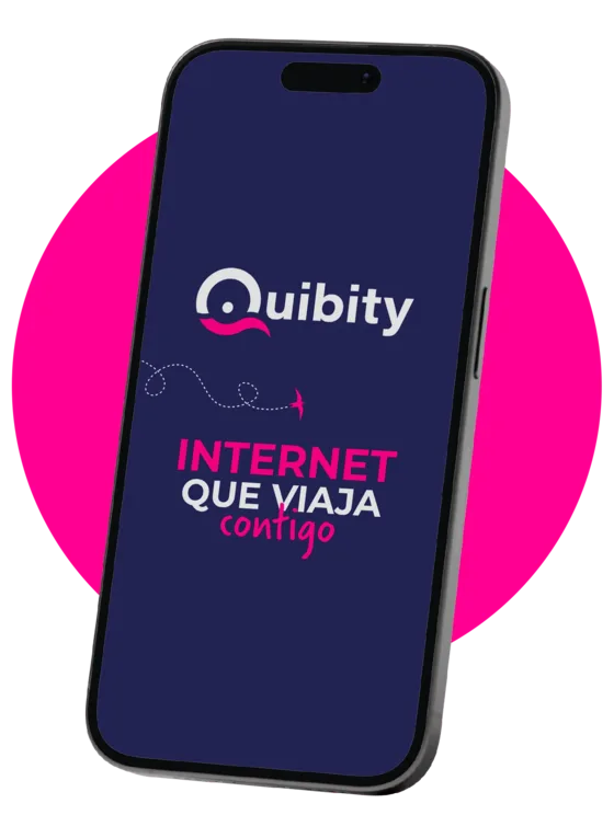 Aplicación de Quibity en un smartphone