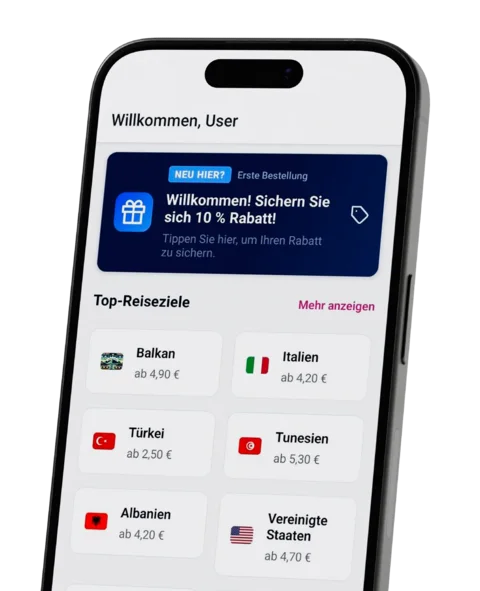 Quibity-App auf einem Smartphone